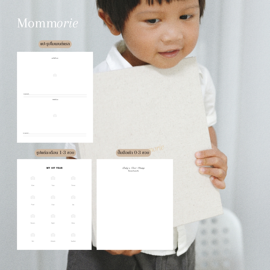 ตัวอย่างหน้าสมุด Mommorie 2